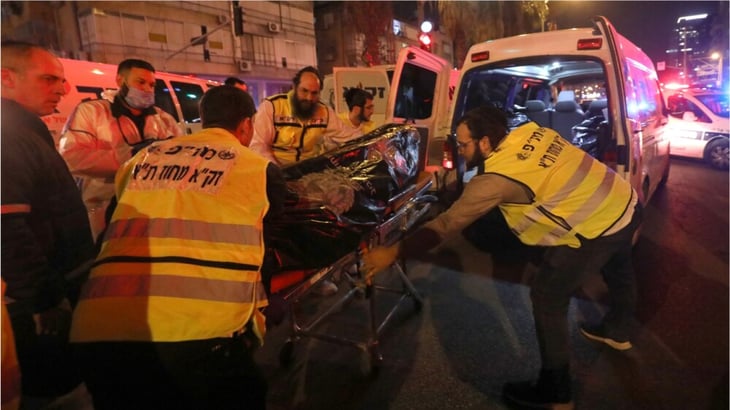 Cinco muertos en un tiroteo en Israel, el segundo ataque en dos días