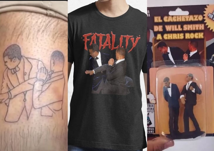 Camisas, tatuajes y hasta un videojuego: el negocio que creo la cachetada de Will Smith