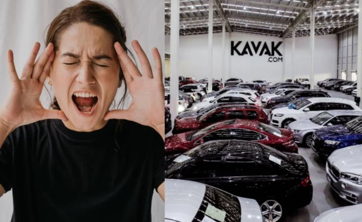 Usuaria denuncia cómo es comprar un auto en Kavak