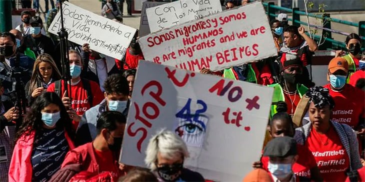 Migrantes varados en Tijuana cifran sus esperanzas en rescisión de Título 42