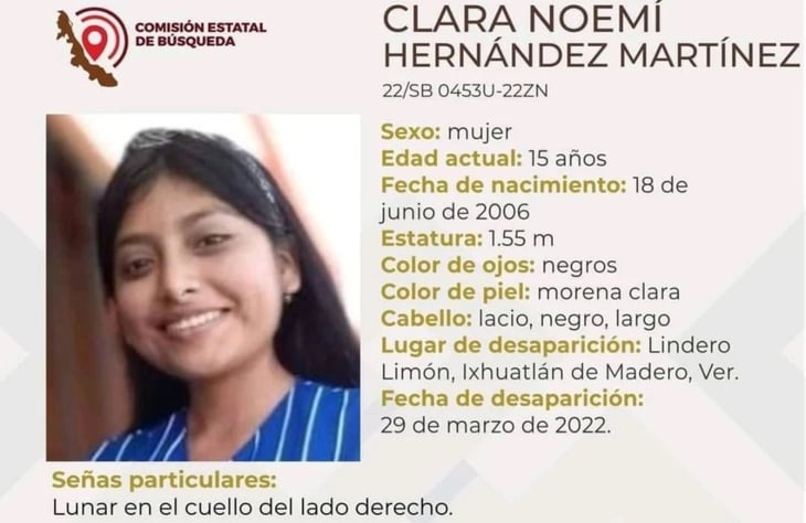Hallan muerta a joven de 15 años en Veracruz