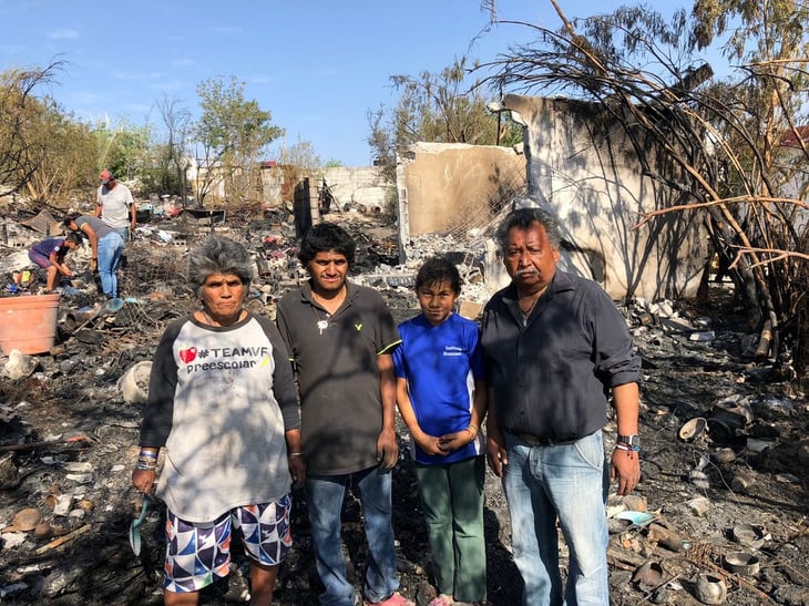 Familia Juárez Arzola pierde todo su patrimonio en un incendio  