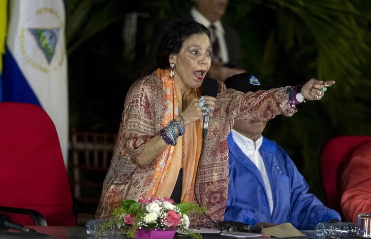La vicepresidenta de Nicaragua acusa a 'potencias' del mundo de manipulación