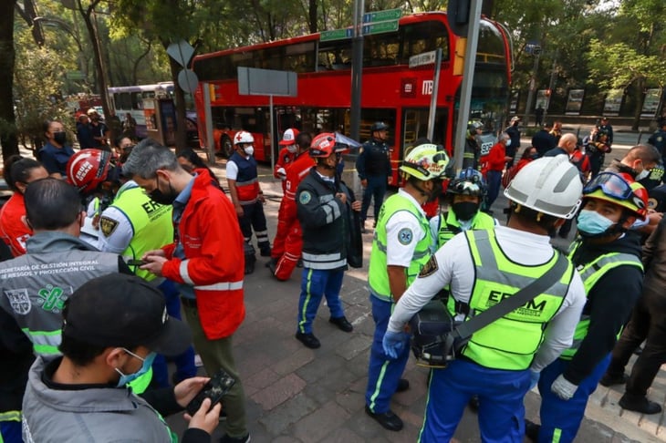 Alcaldía MH ajustan cifra de lesionados por choque Metrobús; hay 60