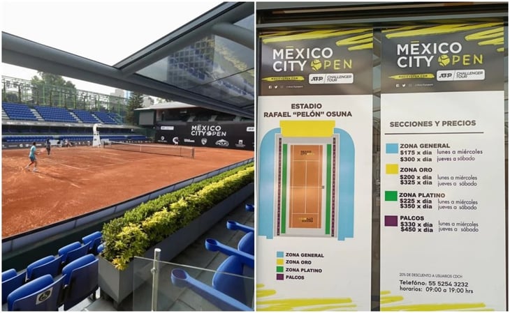 Los precios de los boletos para el México City Open 2022