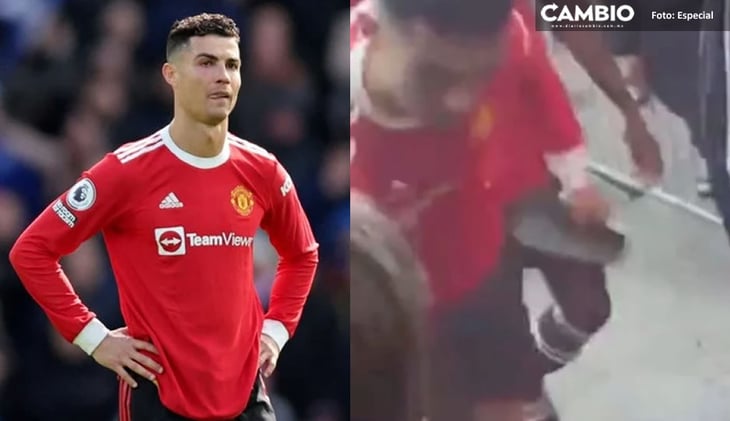 Cristiano Ronaldo enfureció y le rompió su celular a un aficionado
