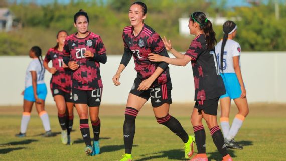 ¿Cuáles han sido las mayores goleadas de la Selección Mexicana Femenil en partidos oficiales?