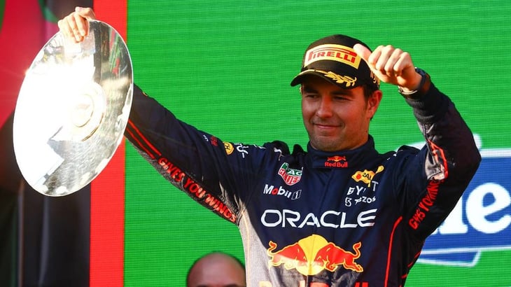 'Checo' Pérez sube al podio del Gran Premio de Australia en el segundo puesto