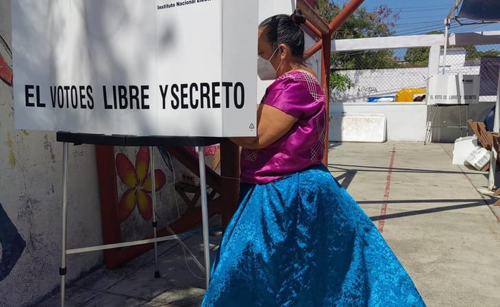 Oaxaca registra abundante participación en revocación de mandato
