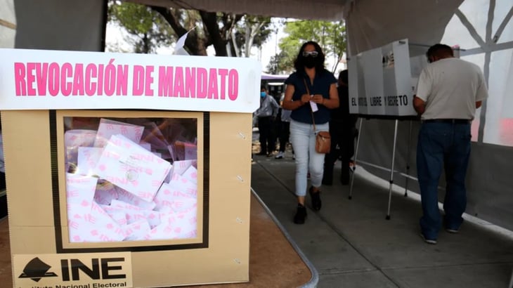 Se cierran las casillas en Mèxico para la consulta de Revocación de Mandato