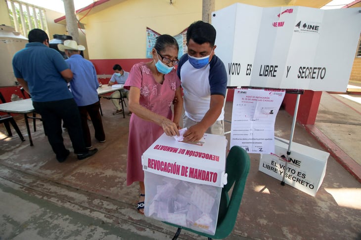 Con una mínima participación, votan a favor de AMLO en Coahuila