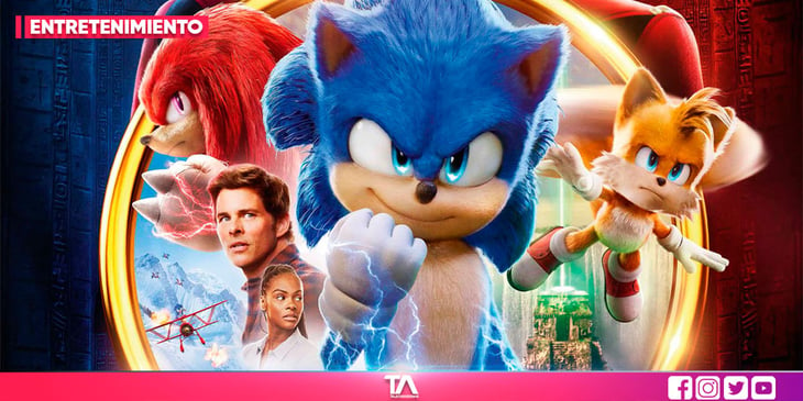 'Sonic 2' logra el mejor estreno para una adaptación de un videojuego en EEUU