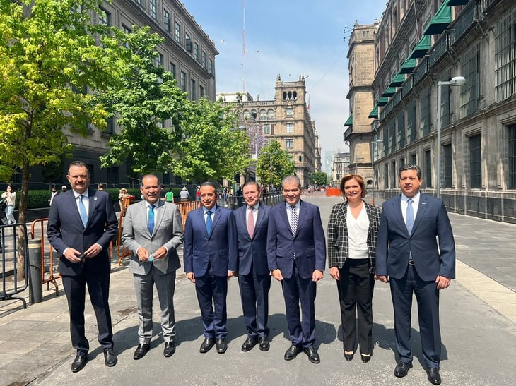 Miguel Angel Riquelme Solis asiste a reuniòn con el presidente Andrès Manuel Lòpez Obrador