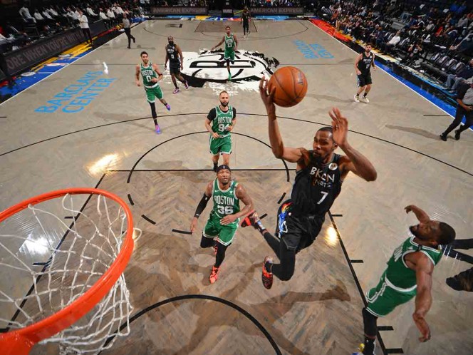 115-108. Irving y Durant citan a los Nets con los Celtics en los playoffs