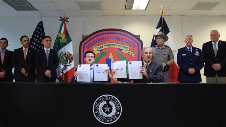 Gobiernos de Nuevo León y Texas acuerdan reforzar la seguridad en frontera