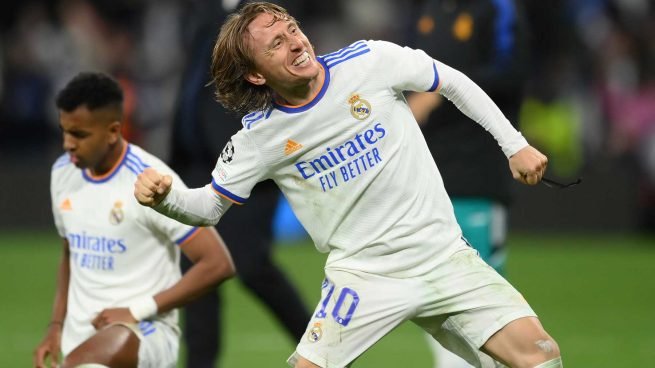Luka Modric, elegido mejor jugador de la vuelta de los cuartos de final