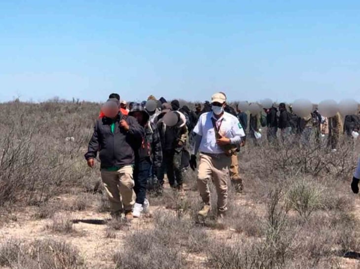 Grupo Beta rescata a 92 migrantes en la sierra de Acuña, Coahuila