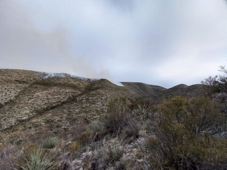 Tormenta incendia sierra de San Marcos en Ciénegas 