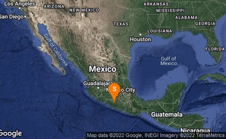 Se registra sismo de magnitud 4.5 en Arcelia, Guerrero