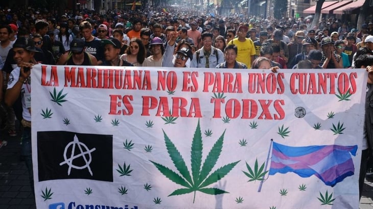 Marchas para este miércoles en pro de la marihuana en CDMX