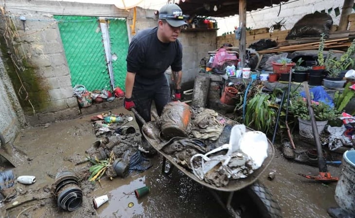 Lo perdimos casi todo: Afectados por desbordamiento en Mexicaltzingo
