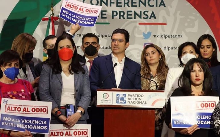 Diputados hacen responsable a Morena por campaña de odio contra oposición