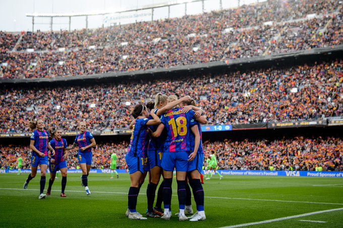 Barcelona Femenil rompe récord Guinness en el Camp Nou
