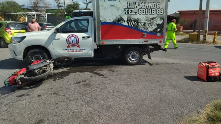 Repartidor de Rappi se atraviesa a paso de camión y es arrollado en el sector el Pueblo de Monclova.