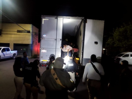 181 migrantes fueron asegurados por la Policía Civil de Coahuila en Arteaga