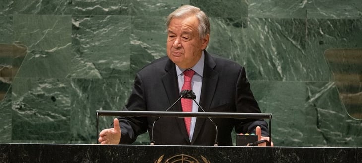 Guterres respalda la mediación turca en Ucrania antes de ir a Moscú y Kiev
