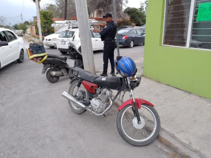 Choque de motos moviliza a cuerpos de rescate a la colonia San Francisco de Monclova 