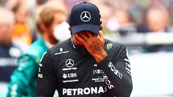 Lewis Hamilton: 'Estoy fuera del campeonato', el duro golpe que ha significado Imola