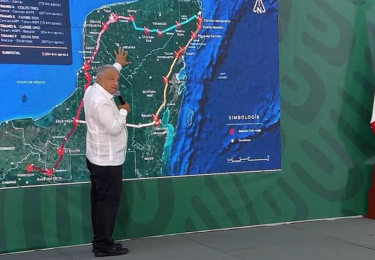 AMLO ordena expropiar terrenos para el Tren Maya
