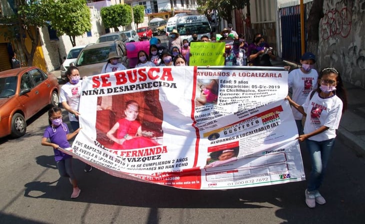 Marchan en Guerrero por María Fernanda, niña desaparecida