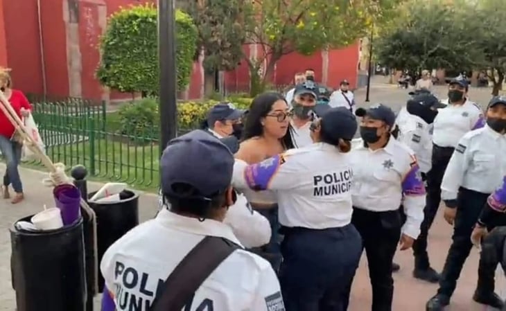 DH investiga a policías por detención de feministas en Irapuato
