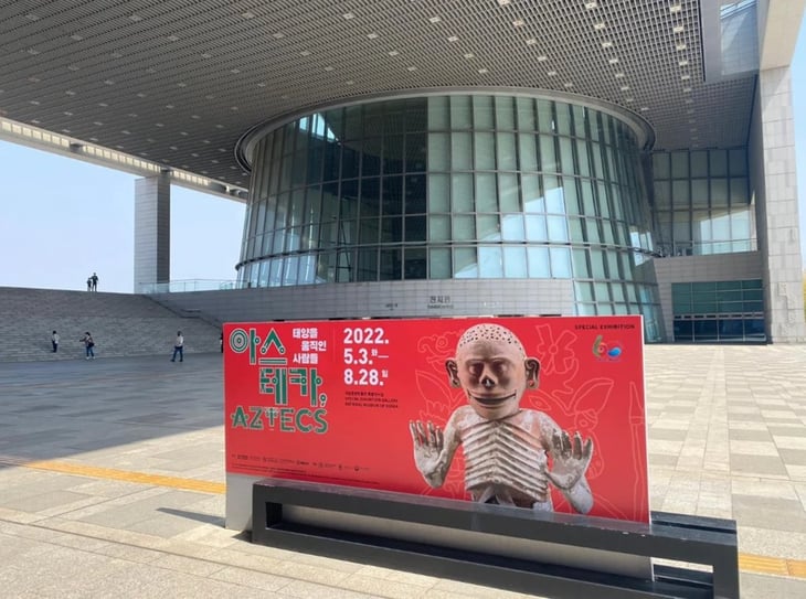 ¡Aztecas en Corea! Exposición prehispánica agota entradas en un día