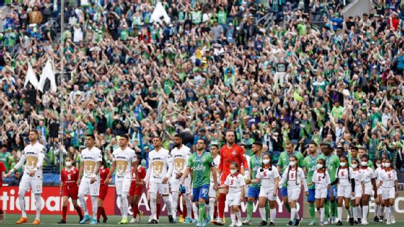Seattle y Pumas rompen récord de asistencia en una final de la Liga de Campeones de la Concacaf