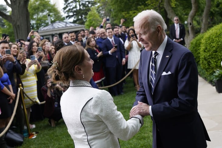 Biden celebra el Cinco de Mayo con la esposa de López Obrador como invitada