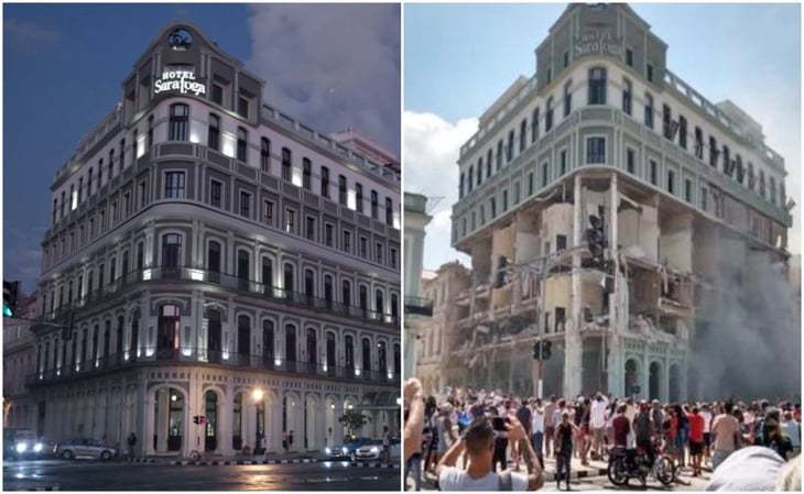 Así se apreciaba el Hotel Saratoga, antes de ser destruido por una explosión en La Habana