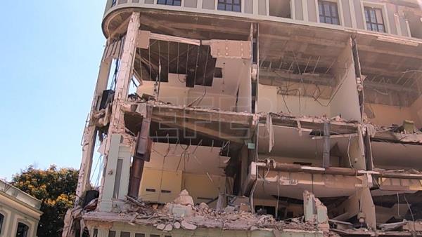 Elevan a 22 la cifra de muertos en la gran explosión en un hotel de La Habana