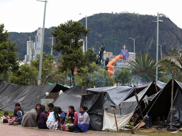 Indígenas regresarán a su región tras 7 meses asentados en parque de Bogotá