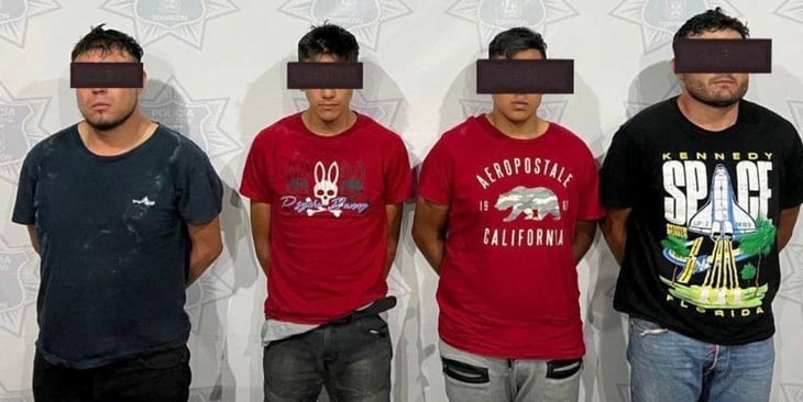 Grupo de Reacción Laguna detiene a probables integrantes de banda delictiva