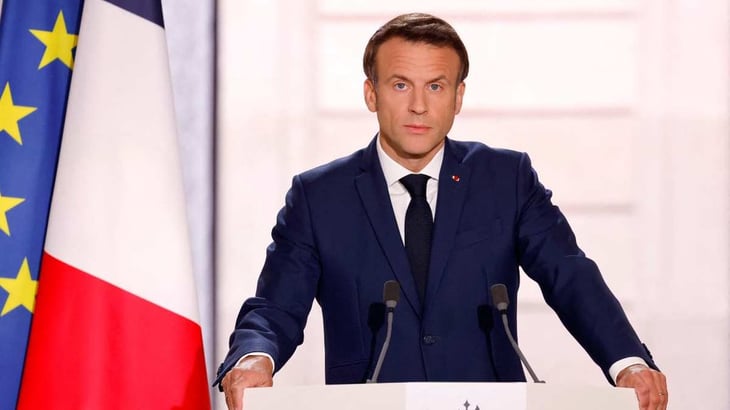 Macron conmemora el armisticio de la Segunda Guerra Mundial en París