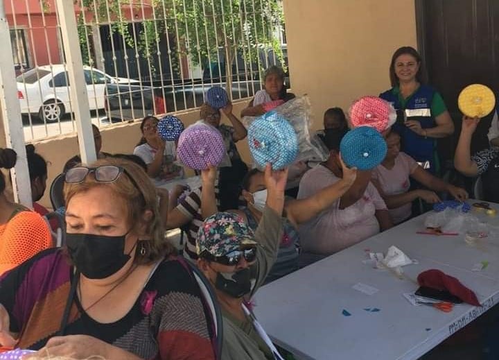 DIF Monclova realizó actividades con las mujeres de la colonia Colinas de Santiago