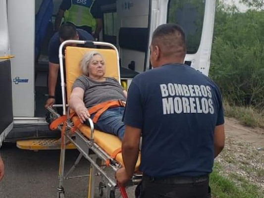 Pareja de adultos mayores sufre accidente en la carretera Morelos-Nava