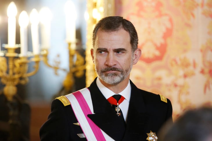 Felipe VI recibe al presidente de Argentina en su visita a España