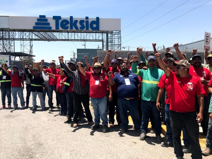 Las Autoridades revisan contrato colectivo de trabajo de la empresa Teksid Hierro de México