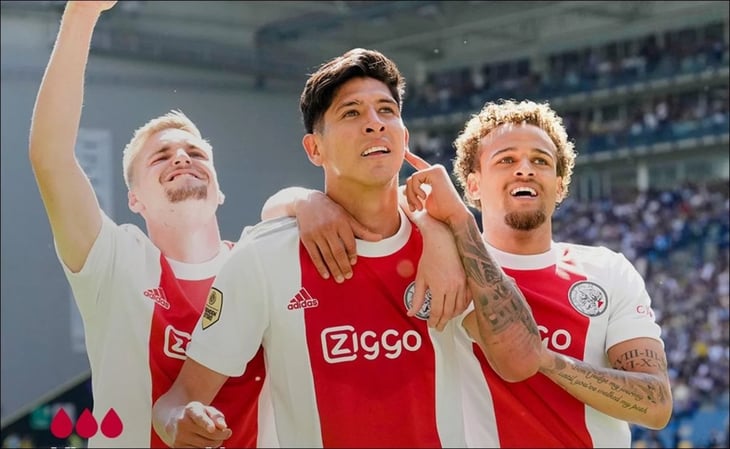 Edson Álvarez anota el gol que da empate al Ajax