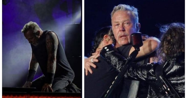 James Hetfield de Metallica rompe en llanto al recibir apoyo de sus compañeros: ‘No estoy solo’