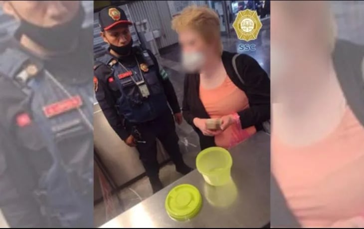 Mujer pierde un toper con dinero en el Metro; policías lo encuentran